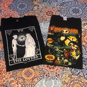 Spooky T-shirt bundle! Size Large NIGHTMARE BEFORE CHRISTMAS & THE CORPSE BRIDE